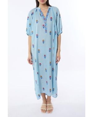 Calypso St. Barth Sierra Dress - Blue