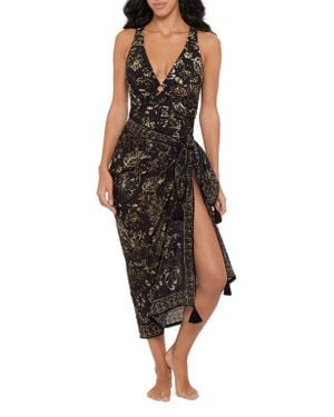 Magicsuit Balinese Cotton Cover-Up Pareo - Black