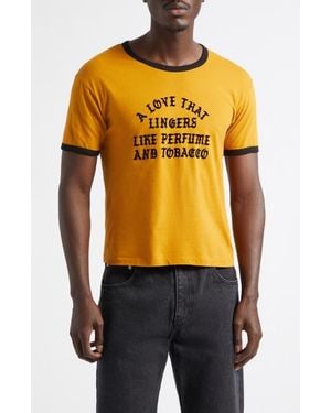 Second Layer A Love That Lingers Cotton Ringer T-Shirt - Orange