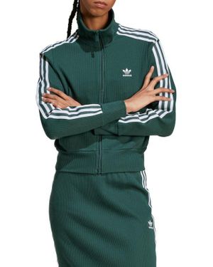 adidas Originals Adicolor 3-Stripes Knit Track Jacket - Green