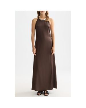 Scotch & Soda Cami Maxi Dress - Brown