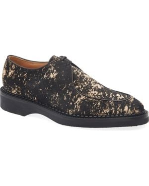 John Lobb Smith Genuine Calf Hair Oxford - Black