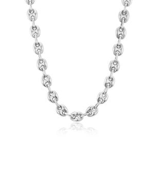 Sheryl Lowe Large Puffy Mariner Chain - Blue