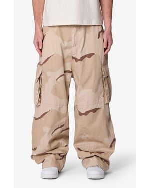 MNML Mega Baggy Cargo Pants - Natural