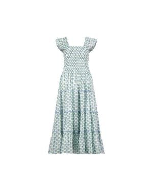 MER ST BARTH Paloma Maxi Dress - Blue