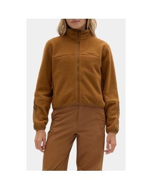 Halfdays Chapelle Water Repellent Fleece Jacket - Brown