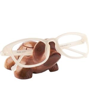 Matr Boomie Turtle Eyeglasses Holder/Stand - Brown