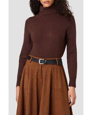 French Connection Babysoft Turtleneck Sweater - Brown