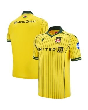 MACRON Wrexham 2025/26 Away Replica Jersey - Yellow