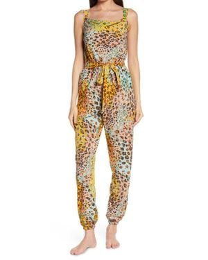 Lightcodes Cowl Neck Tank Jumpsuit - Yellow