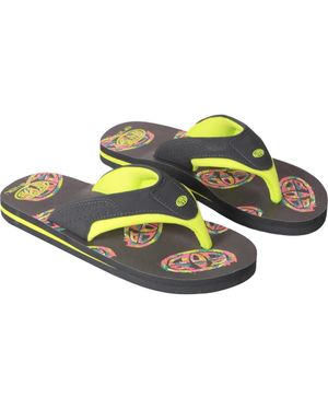 Animal Childrens/Kids Jekyl Flip Flops - Green