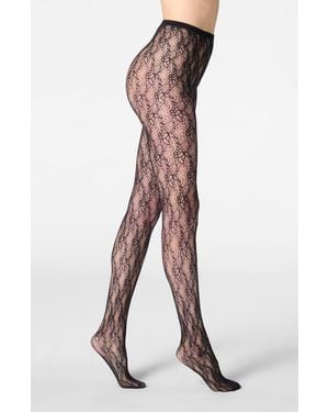 Oroblu Rosy Net Tights - Black