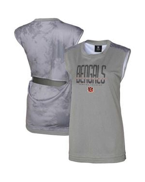 Outerstuff Cincinnati Bengals No Sweat Tank Top - Gray