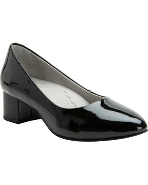 Alegria By Pg Lite Lisah Almond Toe Pump - Black
