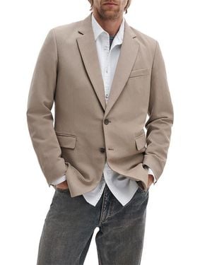 Rag & Bone Butler Virgin Wool Blend Blazer - Natural