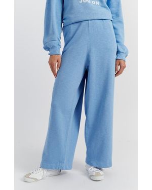 Chinti & Parker Snoopy Graphic Cotton Sweatpants - Blue