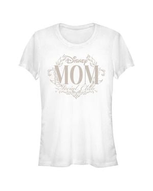 Disney Junior's Elegant Mom Social Club Graphic T-Shirt - White