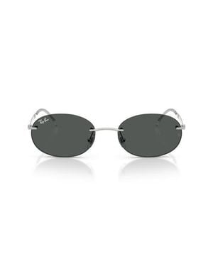 Ray-Ban 54Mm Rimless Oval Sunglasses - Multicolor