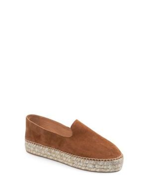 Patricia Green Avery Platform Epsadrille Flat - Brown