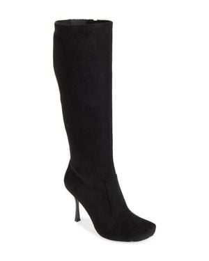 Jeffrey Campbell Conform Embossed Toe Knee High Boot - Black