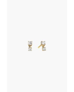 MEJURI Droplet Lab Grown Diamond Stud Earrings - Multicolor
