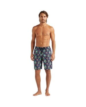 Vilebrequin Landscape Turtle Board Shorts - Blue