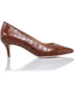 Joan Oloff Shoes Callie Pump - Brown