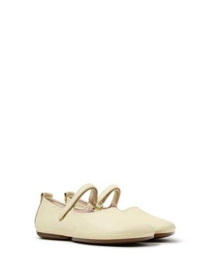 Camper Right Nina Mary Jane Flat - Natural