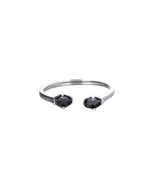 Uno De 50 Sterling Plated Rigid Bracelet With Crystals - Metallic