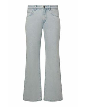 WeWoreWhat Baggy Mid Rise Straight Pant - Blue