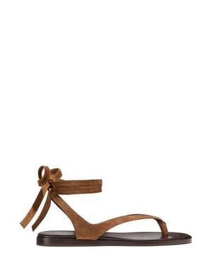 Margaux The Palermo Wrap Sandal - Brown