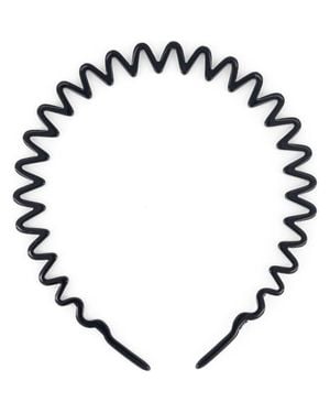 Alexandre De Paris Alesia Acetate Headband - Black