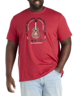 Life Is Good. Big & Tall Do What You Love Graphic Tee - Red