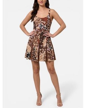 Rachel Roy Georgina Fit & Flare Mini Dress - Multicolor