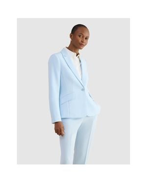 Hobbs Keighley Single-Button Tailored Blazer - Blue