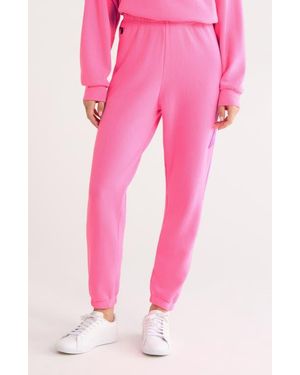 Aviator Nation Aviation Nation Bolt Stitch Sweatpants - Pink