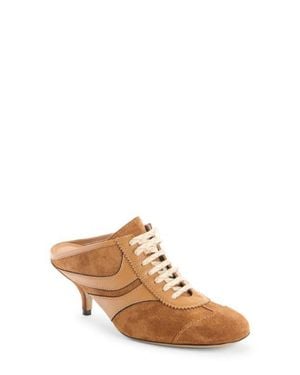 Dries Van Noten Heeled Sneaker Mule - Brown