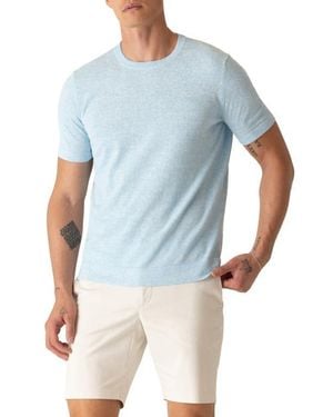 Dek Modern Knit T-Shirt - Blue