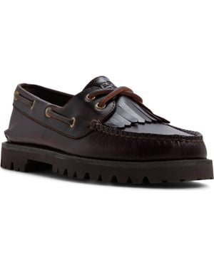 Sperry Top-Sider Authentic Original Kiltie Lug Boat Shoe - Black