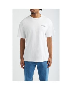 Obey Ripple Graphic T-Shirt - White