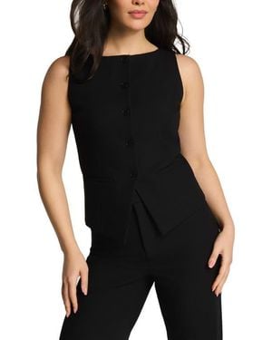 Spanx Button Down Vest - Black