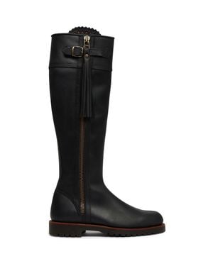 Penelope Chilvers Tassel Knee High Boot - Black