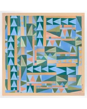 Matty Miller Studio 100% Silk Scarf Prism - Blue