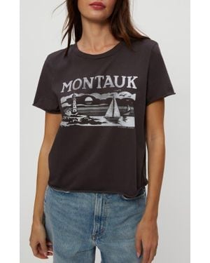 Michael Stars Montauk Graphic T-Shirt - Black