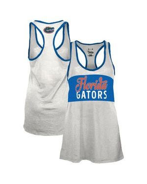 Pressbox Royal Florida Gators Tracy Racerback Burnout Tank Top - Blue
