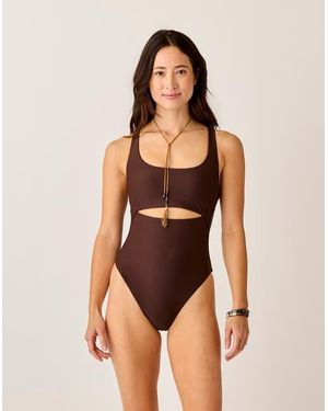 Carve Designs Sonny Compression One Piece - Brown