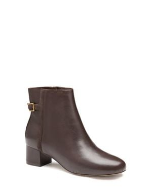 Johnston & Murphy Sienna Belted Bootie - Brown