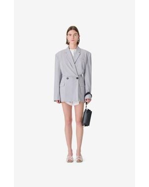 IRO Sunrise Double-Breasted Blazer - White