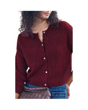 Next Wide Sleeve Cardigan - Purple