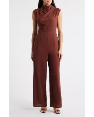 NIKKI LUND Lilou Wide Leg Jumpsuit - Red